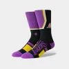 Stance Men's Los Angeles Lakers Shortcut 2 Socks Purple