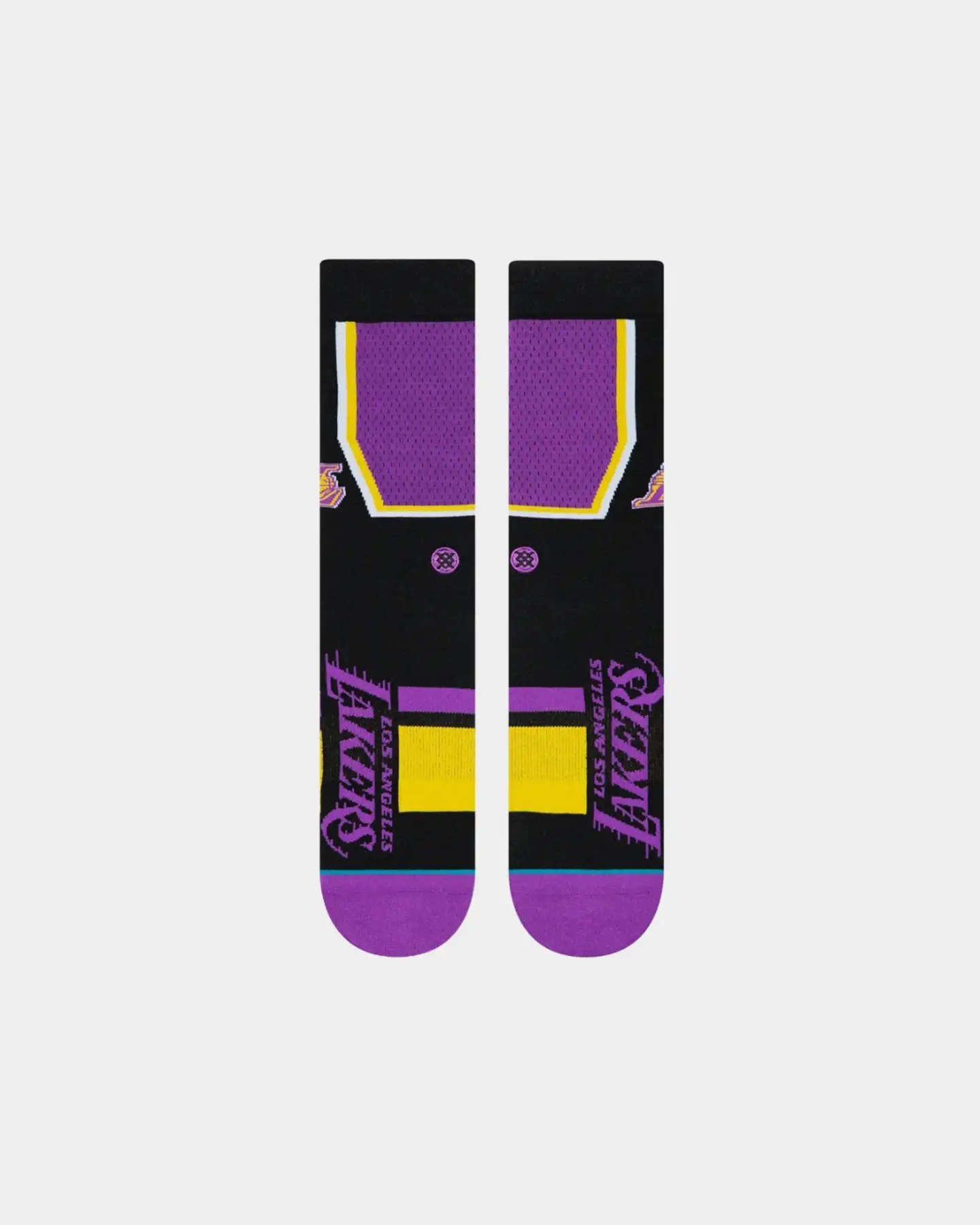 Stance Men's Los Angeles Lakers Shortcut 2 Socks Purple - Image 2
