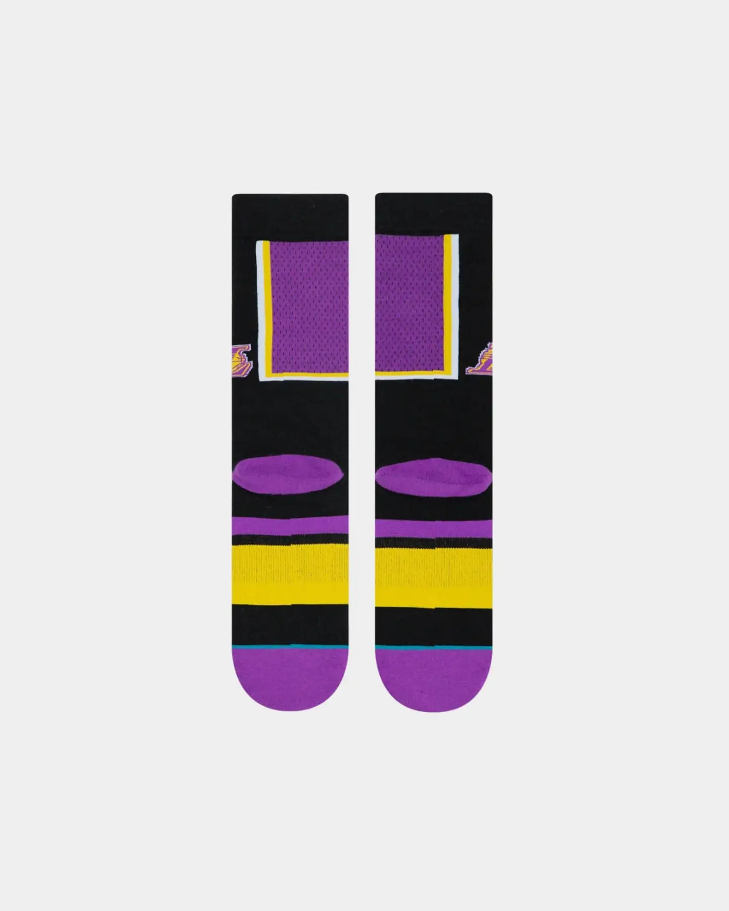 Stance Men's Los Angeles Lakers Shortcut 2 Socks Purple - Image 3