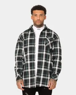 Saint Morta Prima Long Sleeve Flannel Shirt Stadium Green