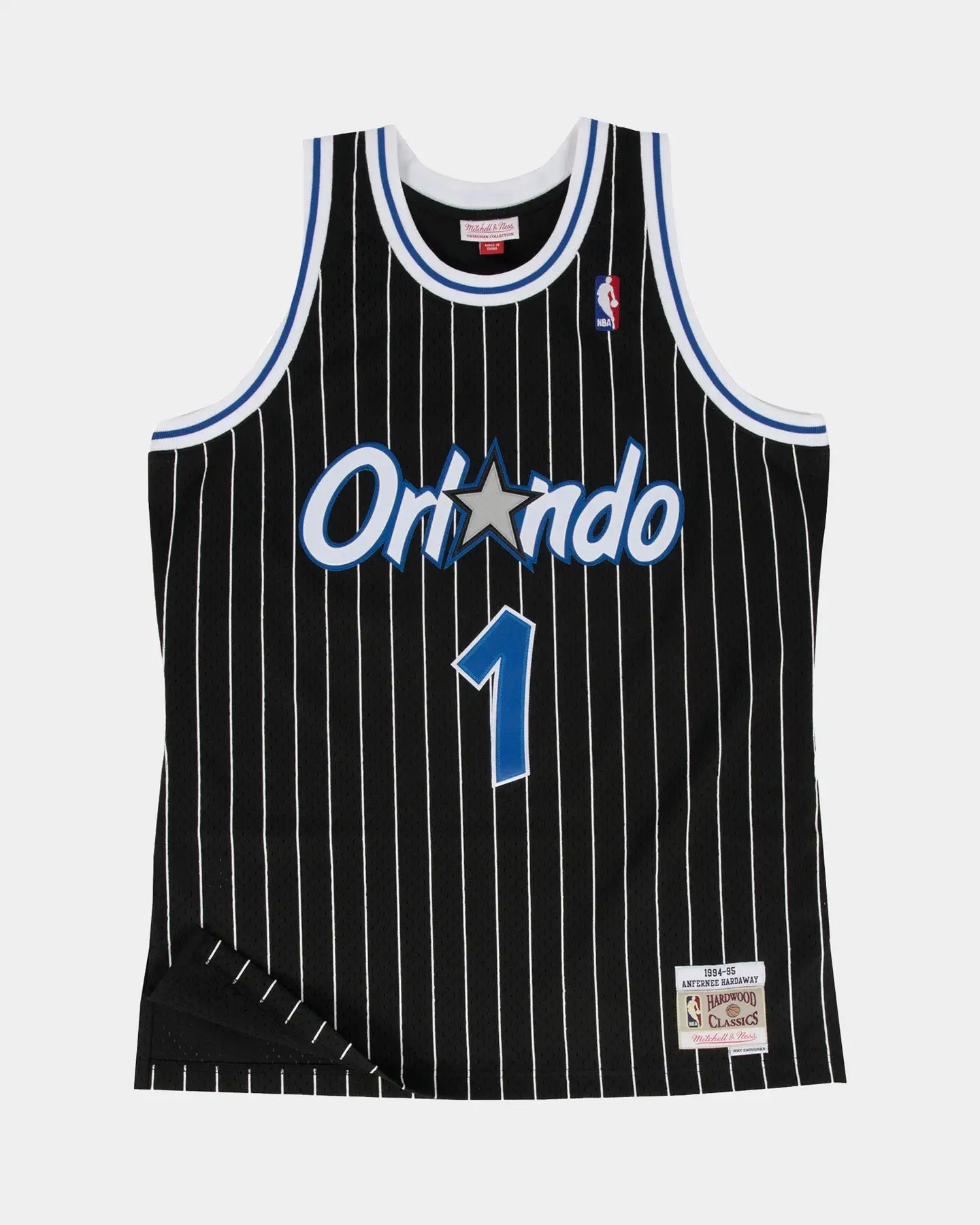 Mitchell & Ness Orlando Magic Penny Hardaway '94-'95 #1 Swingman Jersey Black - Image 10