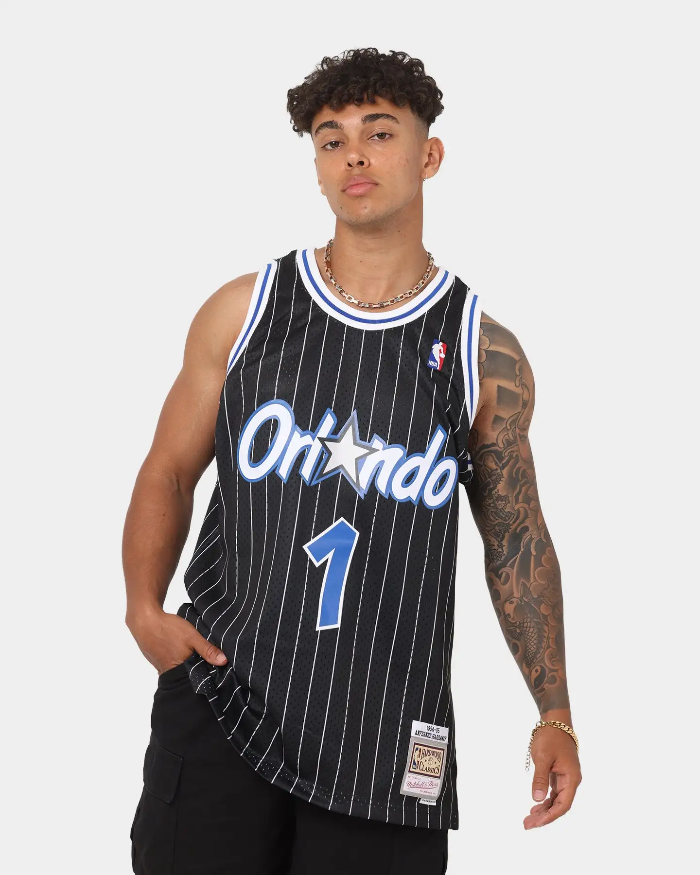 Mitchell & Ness Orlando Magic Penny Hardaway '94-'95 #1 Swingman Jersey Black