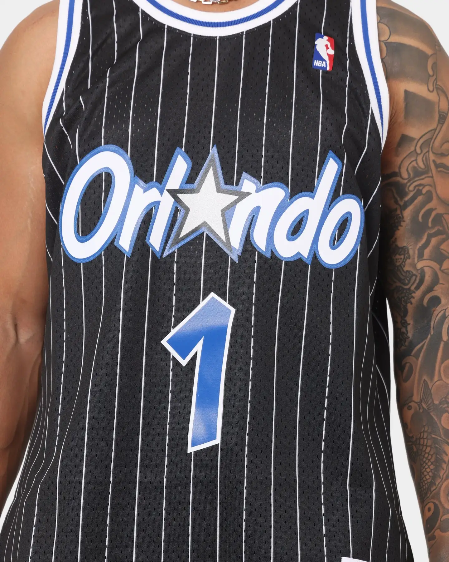 Mitchell & Ness Orlando Magic Penny Hardaway '94-'95 #1 Swingman Jersey Black - Image 3