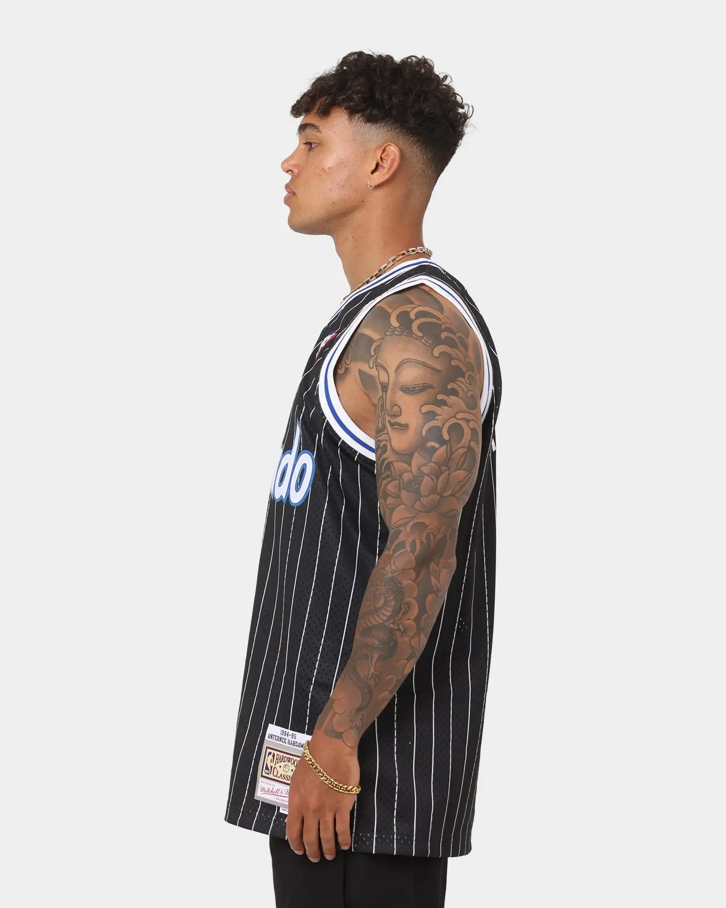 Mitchell & Ness Orlando Magic Penny Hardaway '94-'95 #1 Swingman Jersey Black - Image 6