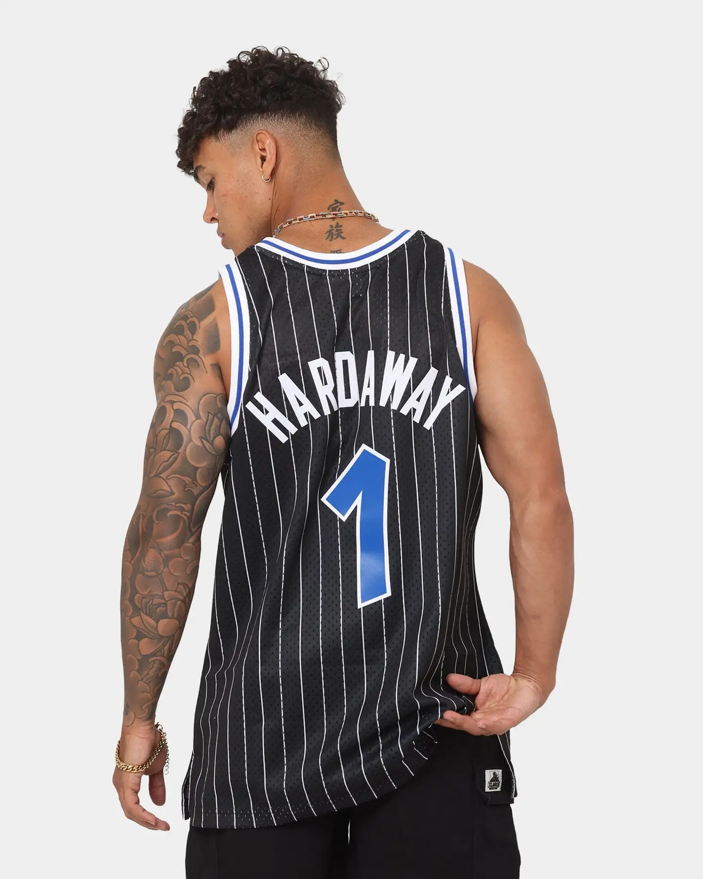 Mitchell & Ness Orlando Magic Penny Hardaway '94-'95 #1 Swingman Jersey Black - Image 8