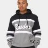 Mitchell & Ness Men's Raiders Head Coach Hoodie Black/Grey