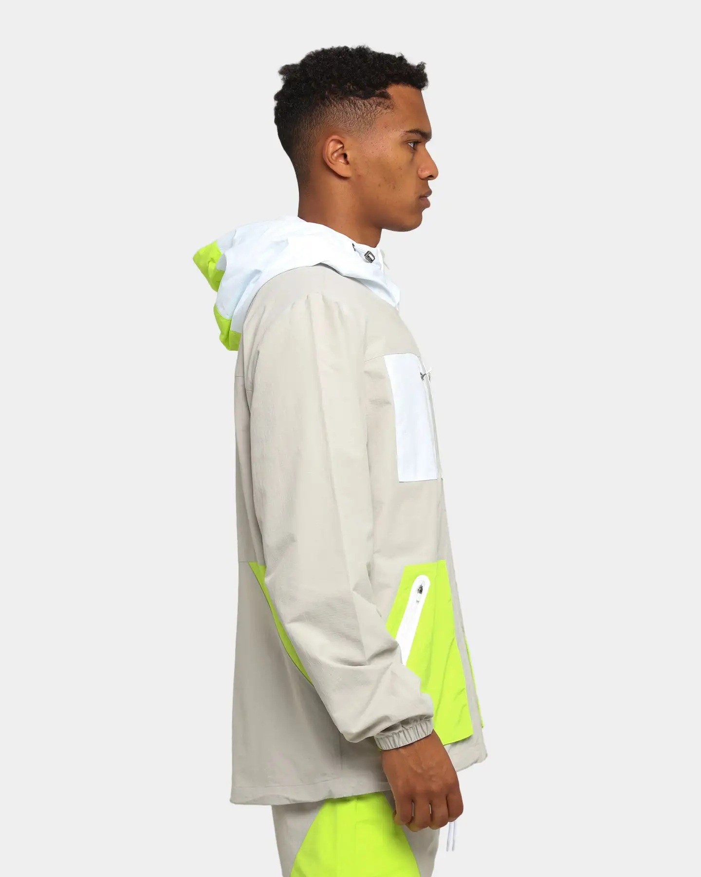 CARRE Carré Objectif Windbreaker Grey/Green - Image 4