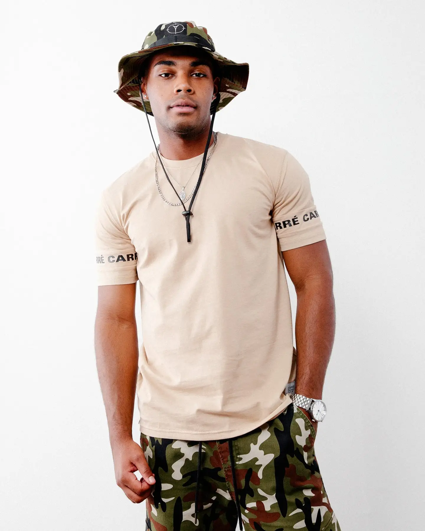 CARRE Carré La Manche Short Sleeve T-Shirt Stone