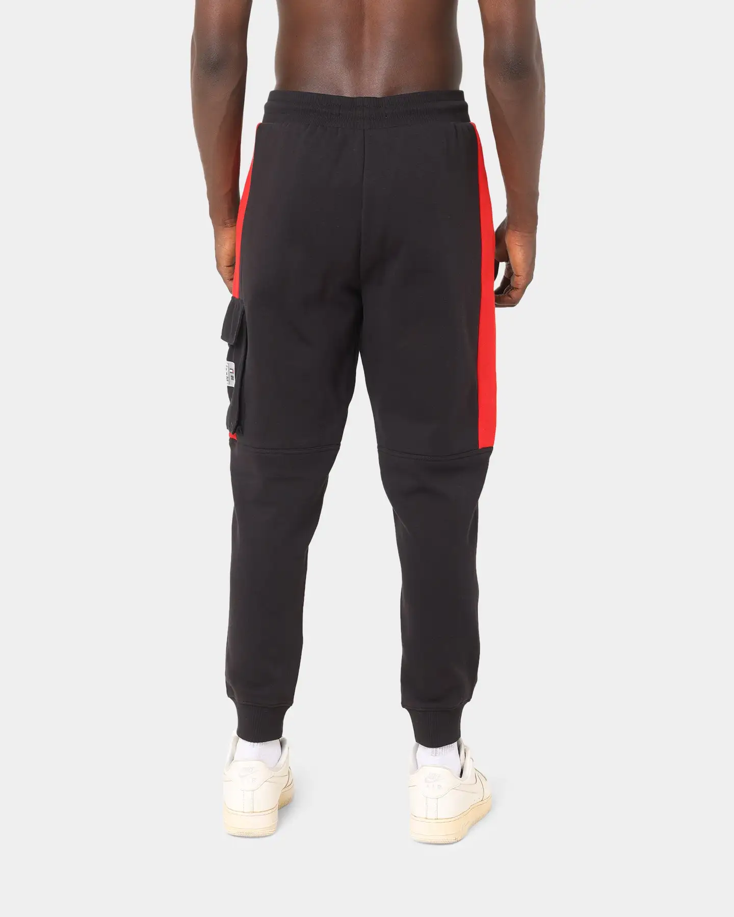 Tommy Jeans Colourblock Camo Track Pants Black - Image 5