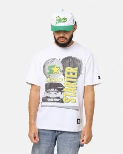 Starter Bat And Ball Short Sleeve T-Shirt White