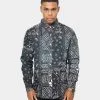 Carre Bandana Ultra Flannel Shirt Black/White