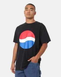 Nana Judy Pepsi Vintage Classic Logo T-Shirt Vintage Black