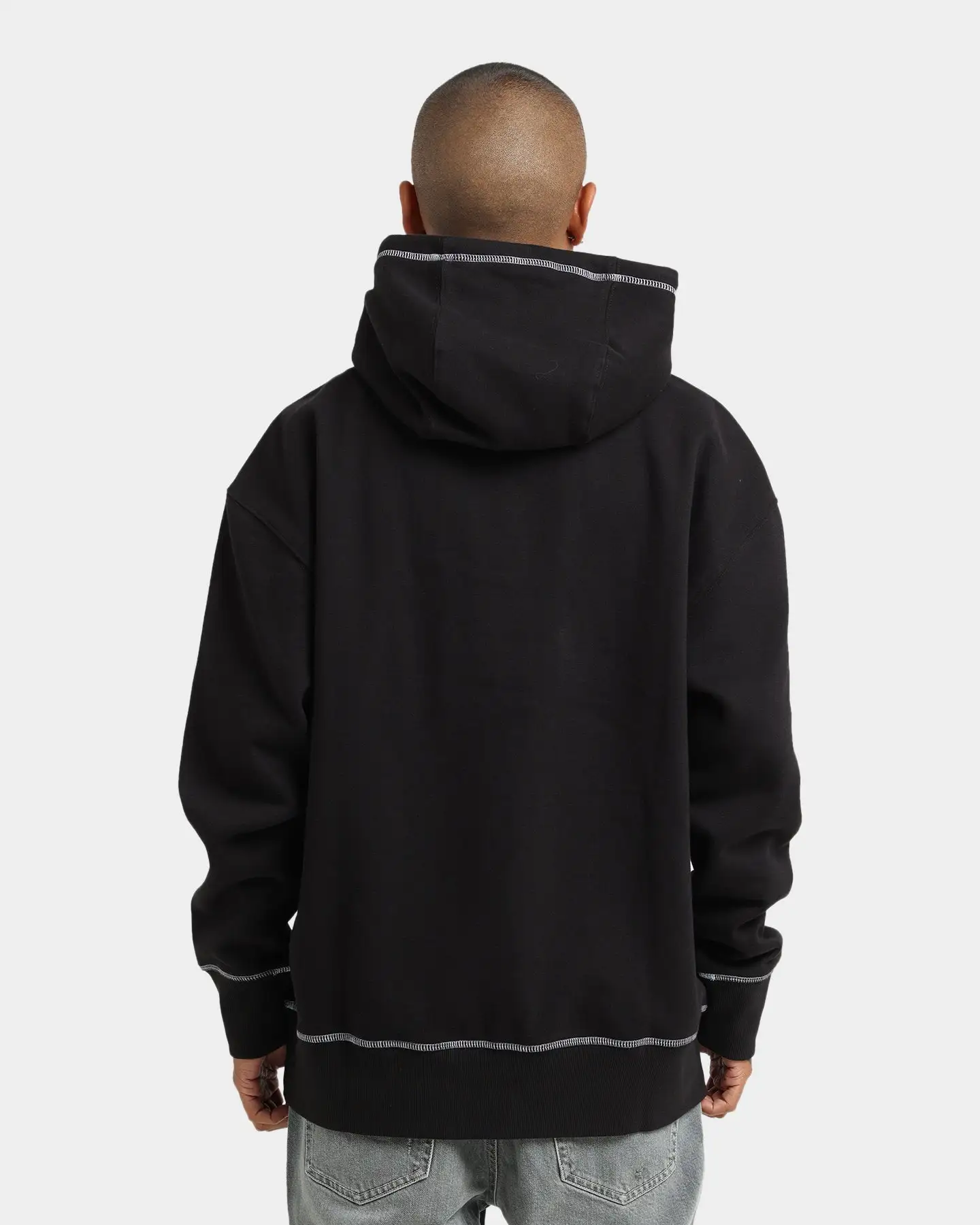 Tommy Jeans Tiny Tommy Circle Hoodie Black - Image 4