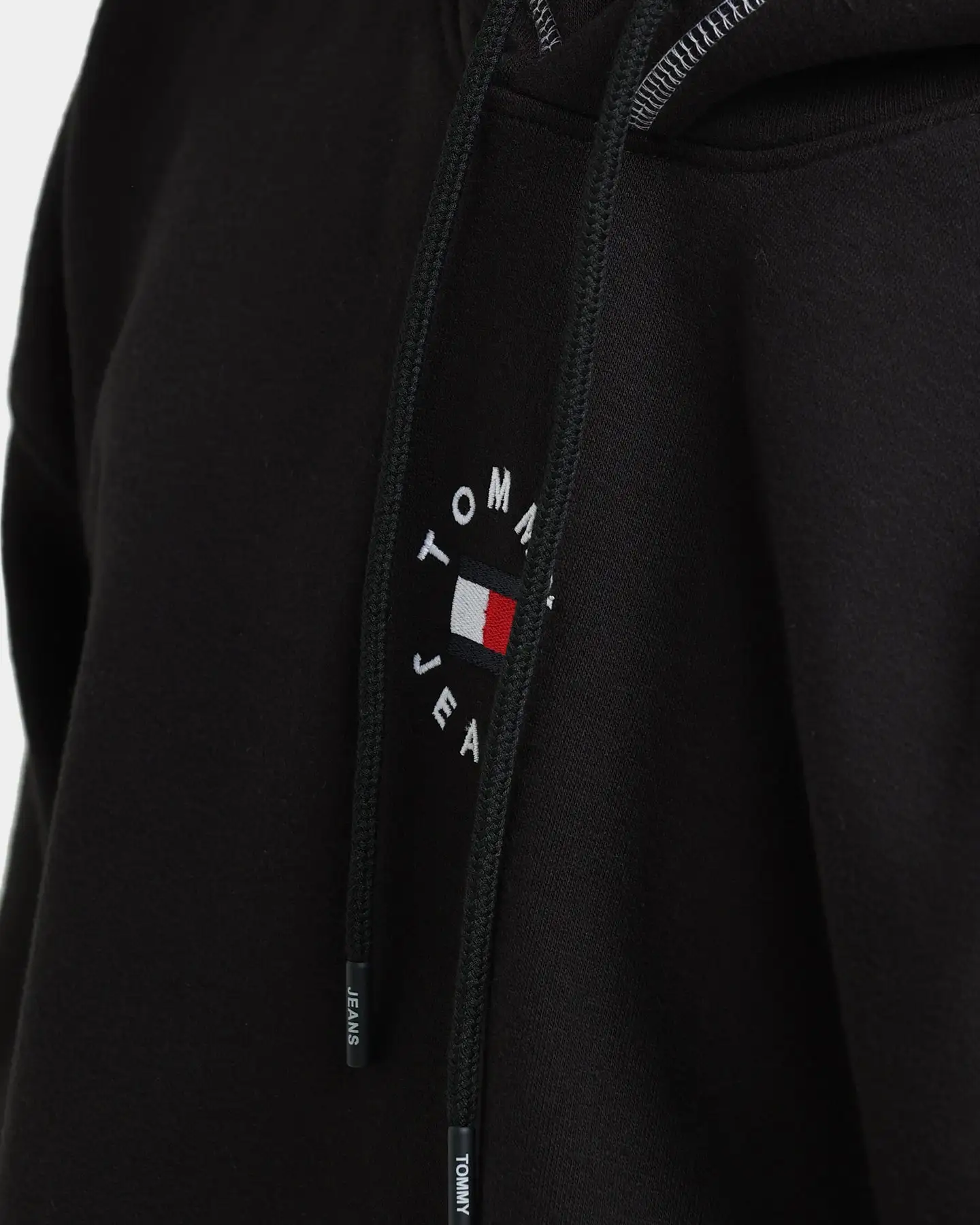 Tommy Jeans Tiny Tommy Circle Hoodie Black - Image 7