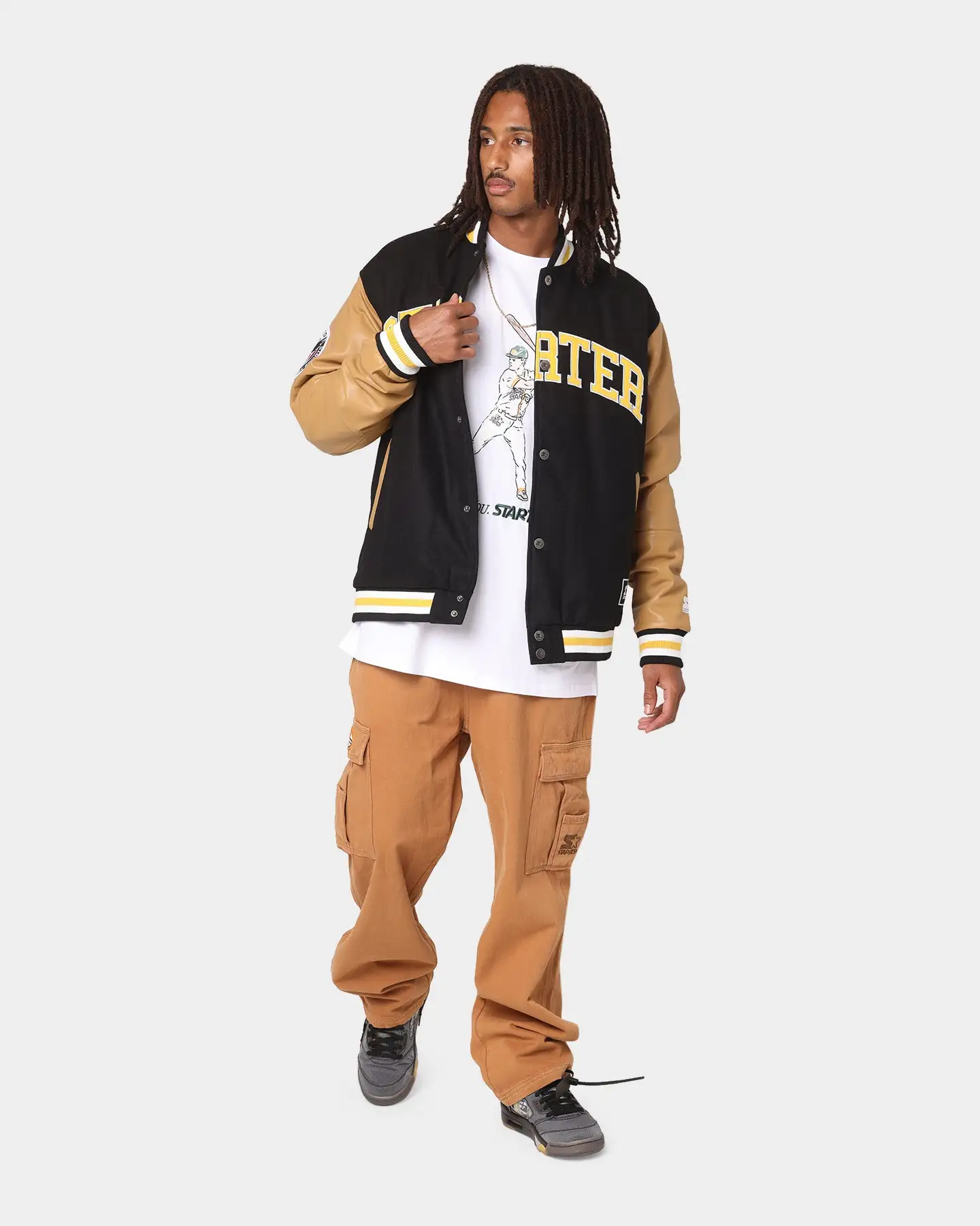 Starter Arch Varsity Jacket Black - Image 4