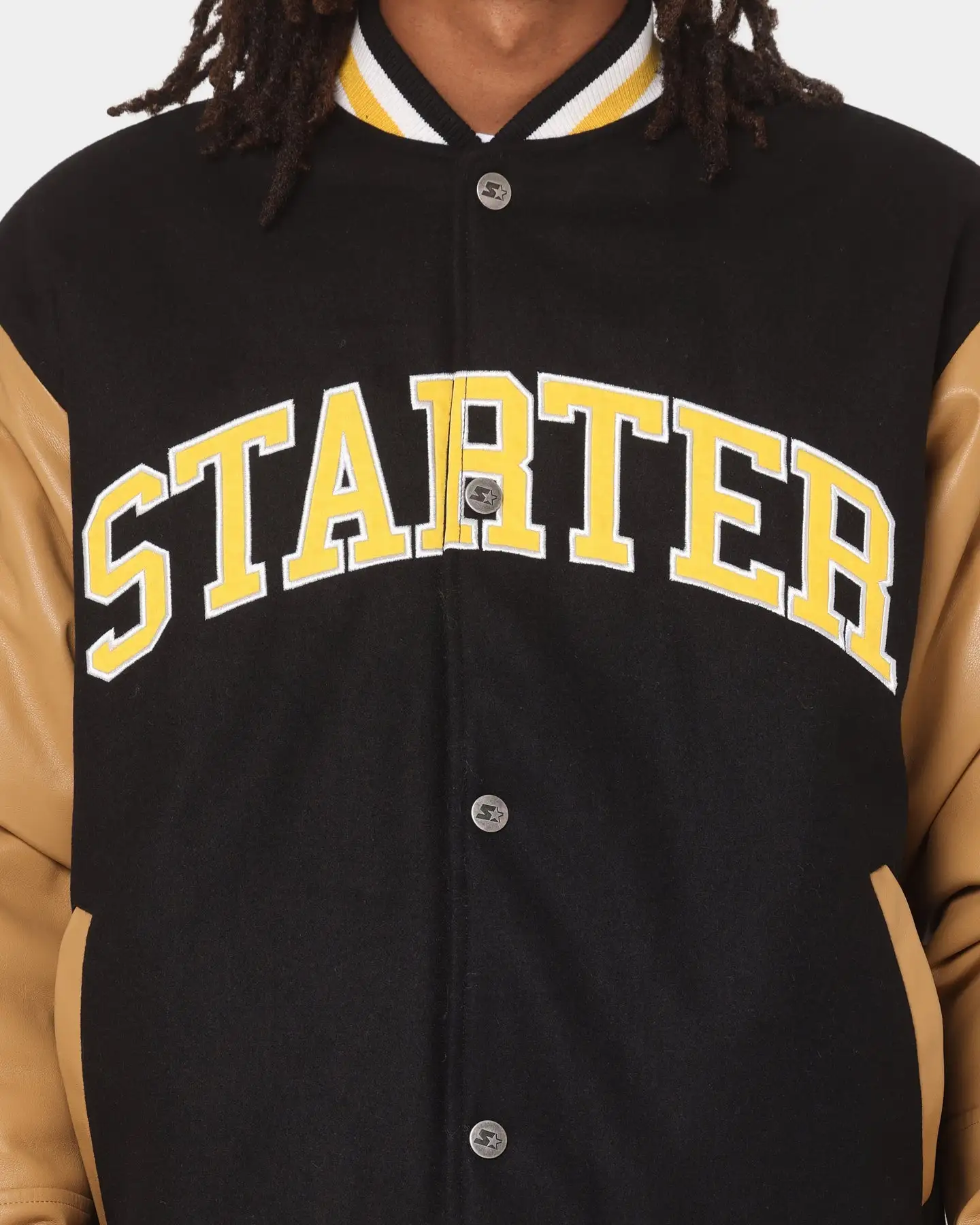 Starter Arch Varsity Jacket Black - Image 5