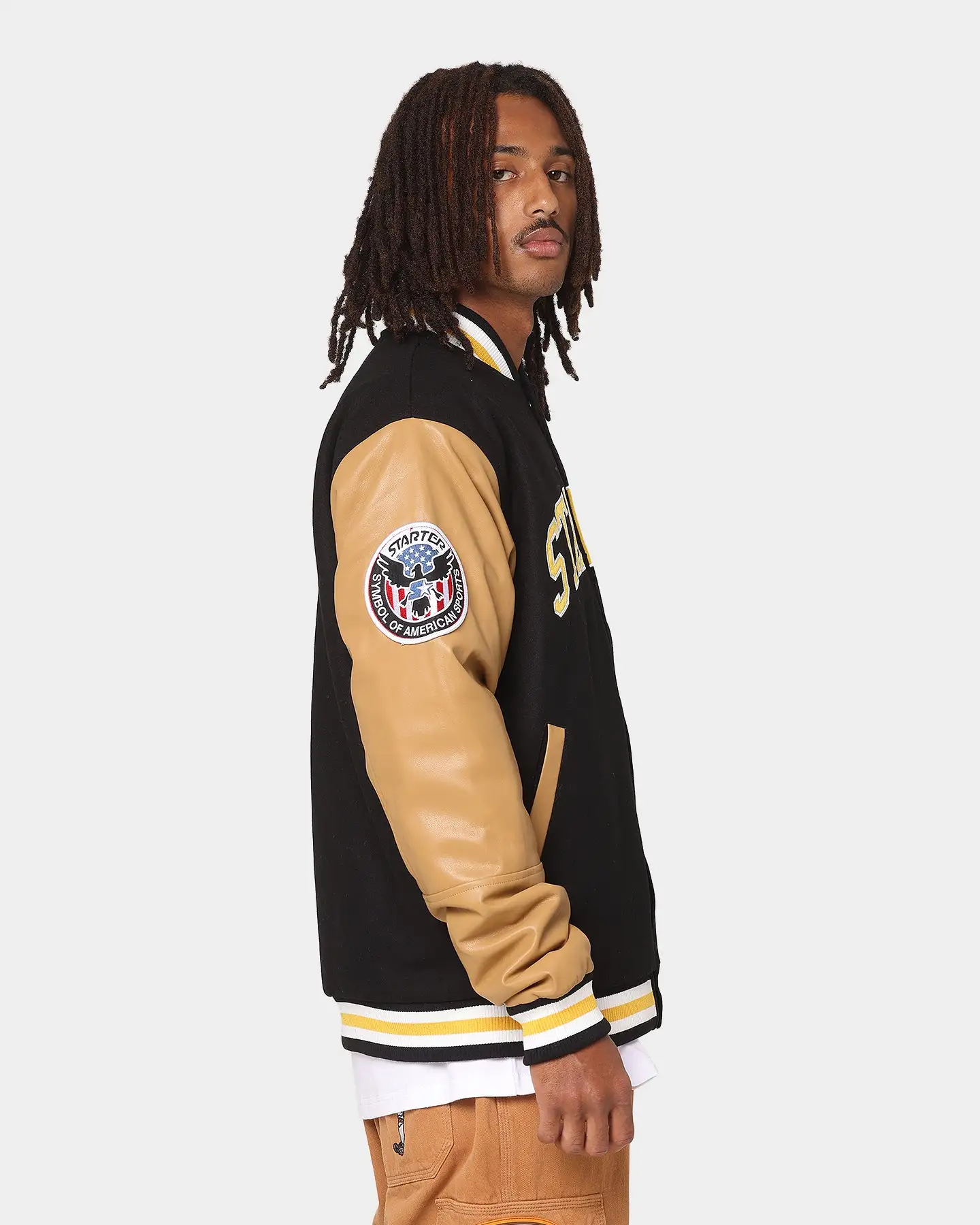Starter Arch Varsity Jacket Black - Image 7