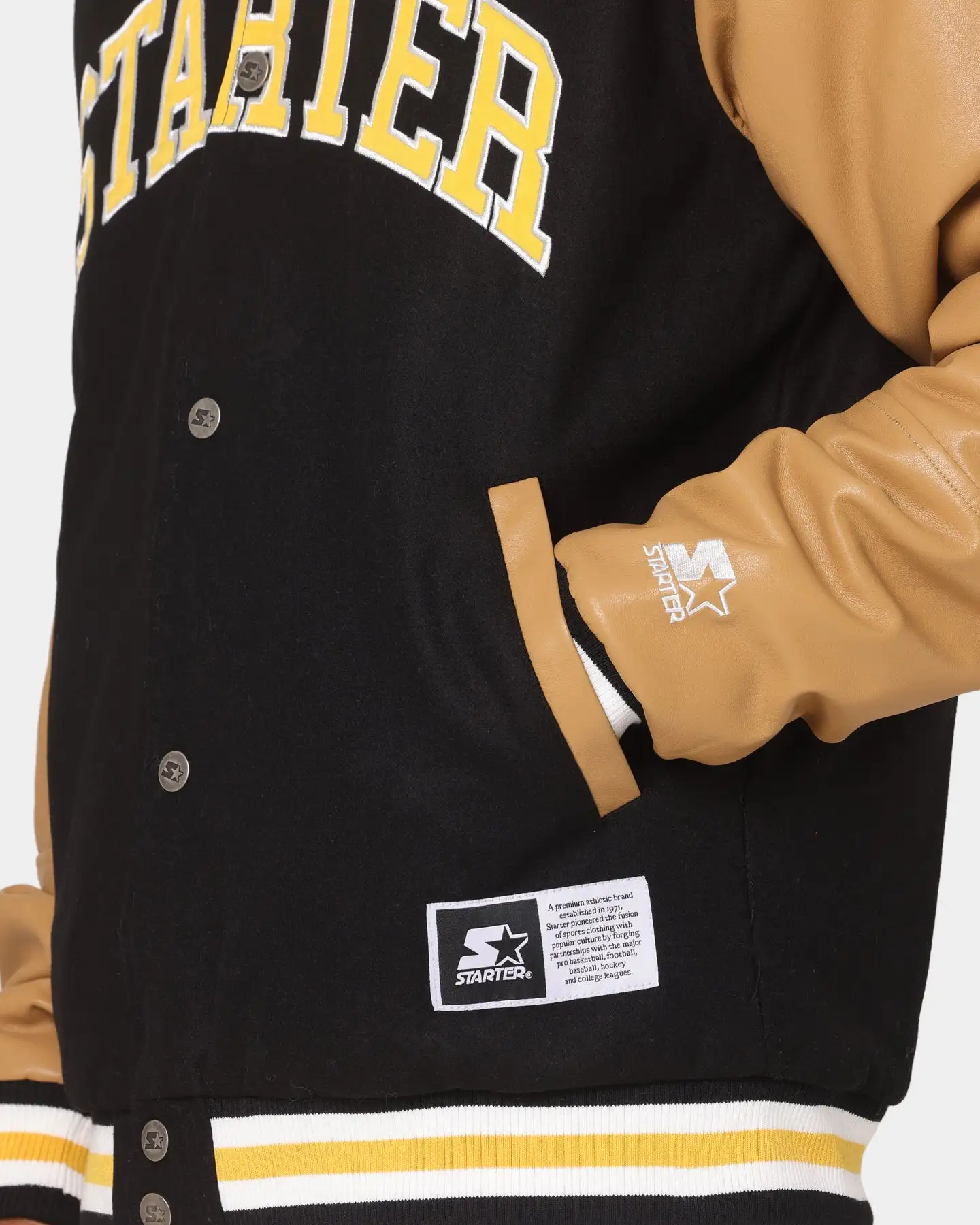 Starter Arch Varsity Jacket Black - Image 9