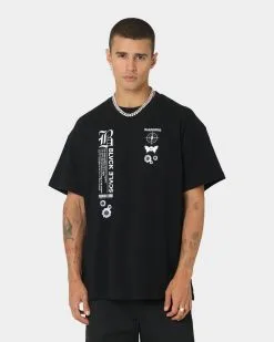 Black Scale Warning T-Shirt Black