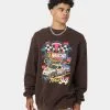 NASCAR NASCAR Racing Team '94 Crewneck Chocolate Brown