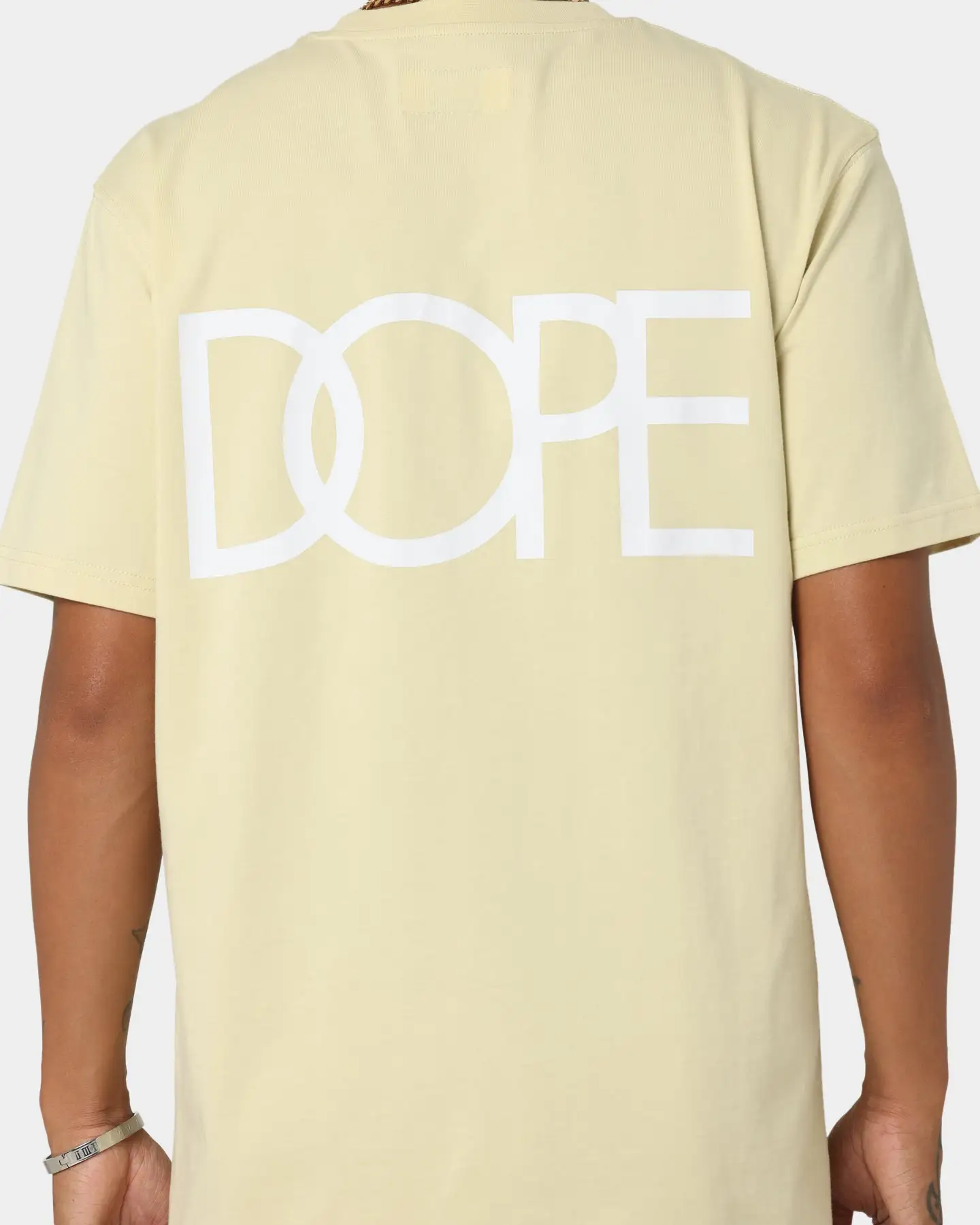 Dope Core Logo T-Shirt Sand/White - Image 4
