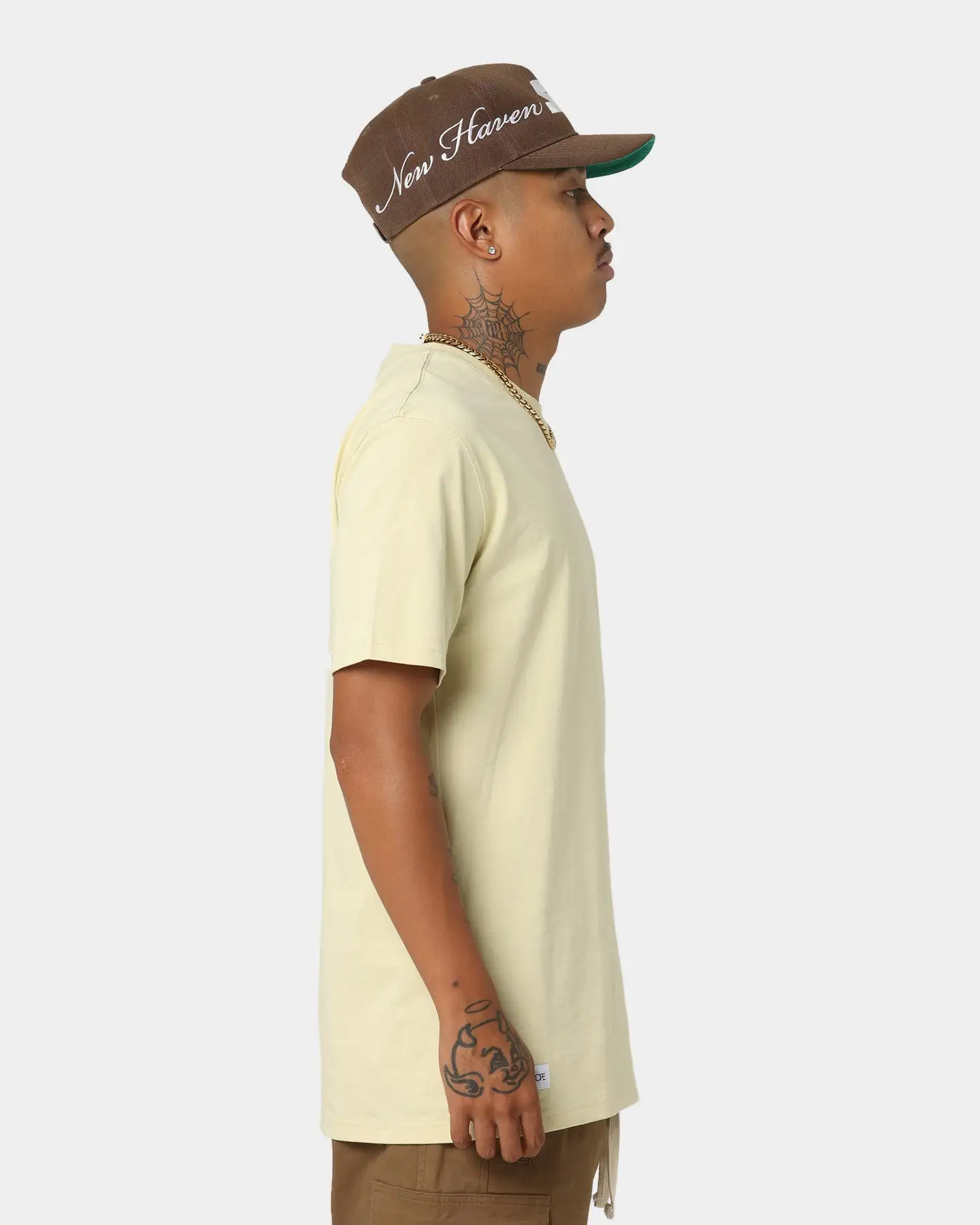 Dope Core Logo T-Shirt Sand/White - Image 5