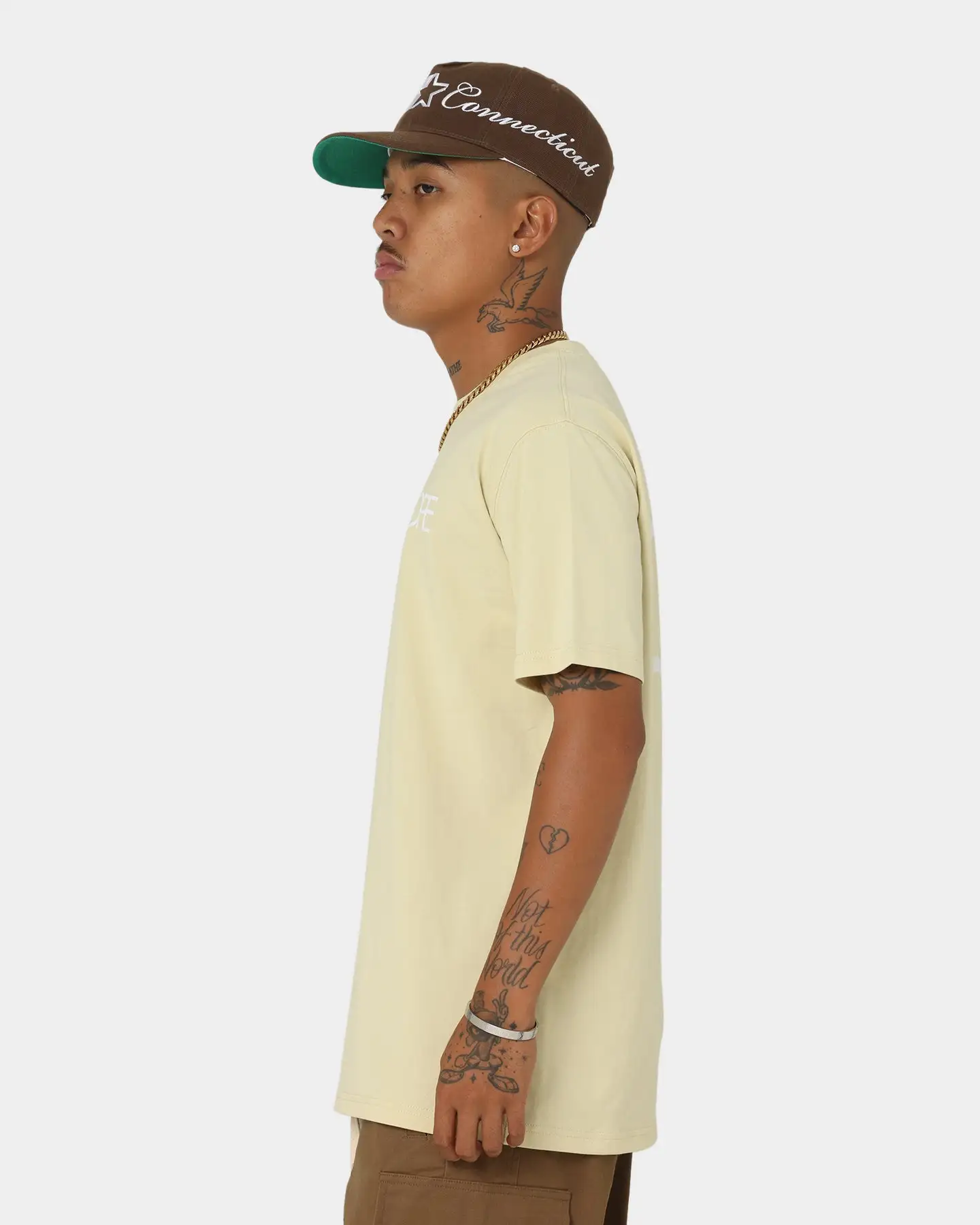 Dope Core Logo T-Shirt Sand/White - Image 6