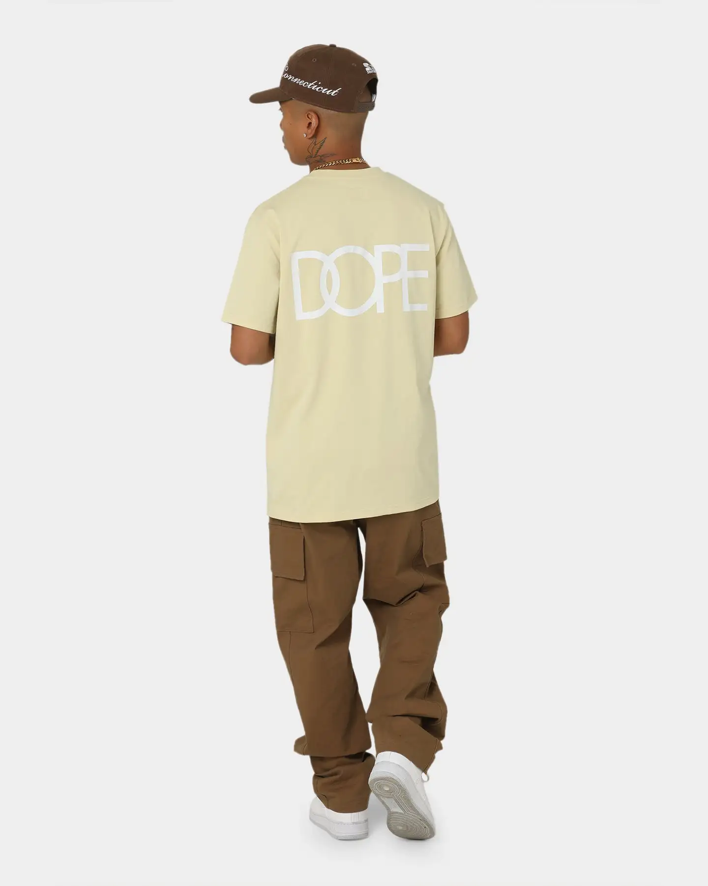 Dope Core Logo T-Shirt Sand/White - Image 7
