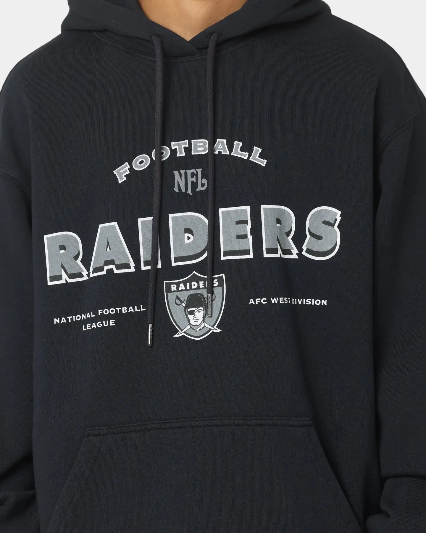 Mitchell & Ness Las Vegas Raiders Vintage Superbowl Hoodie Faded Black - Image 3