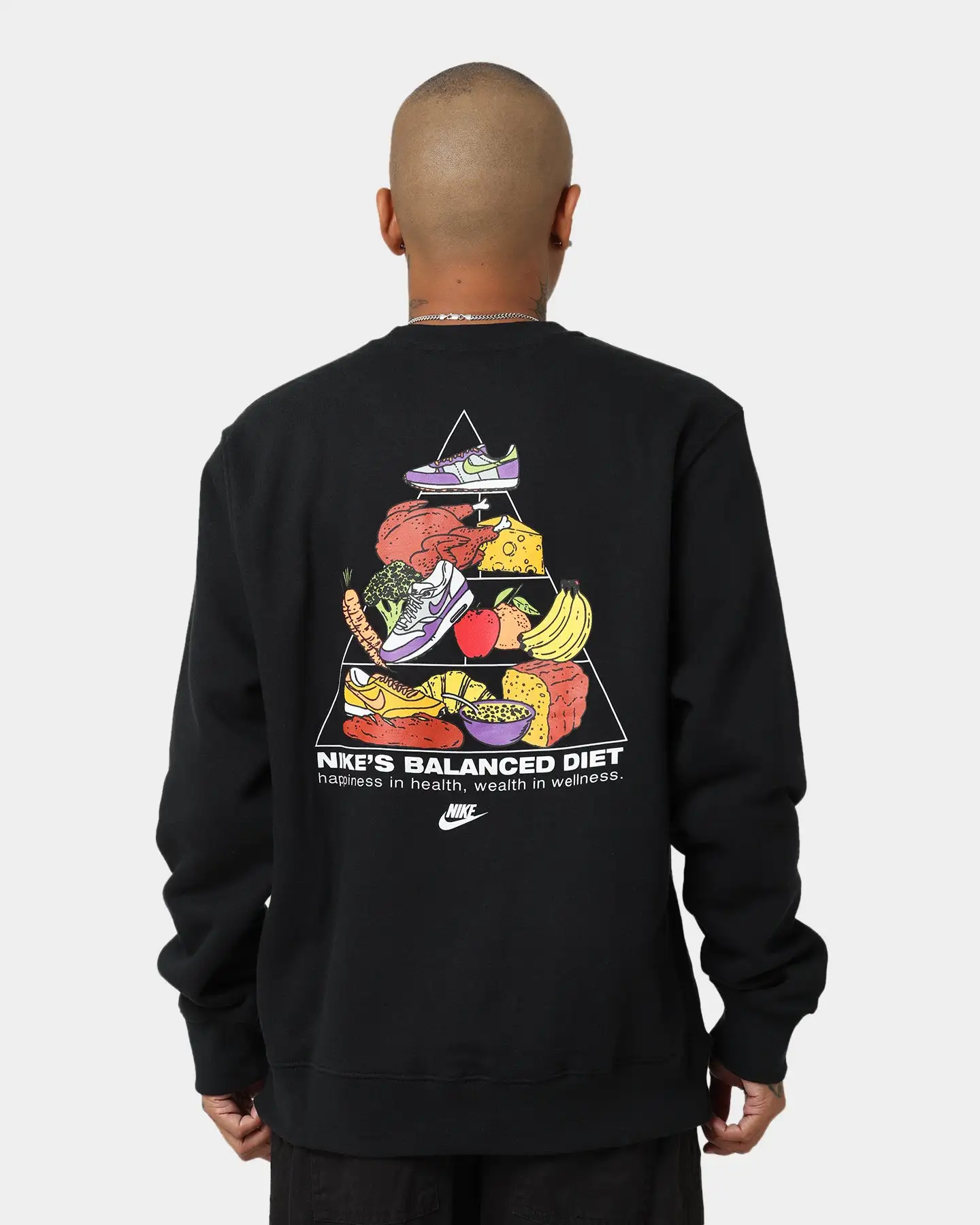 Nike Soft Fleece Crewneck Black - Image 4