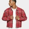 XXIII Oaxaca Cropped Tartan Jacket Red