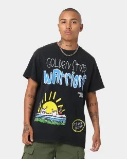After School Special Golden State Warriors T-Shirt Black Wash