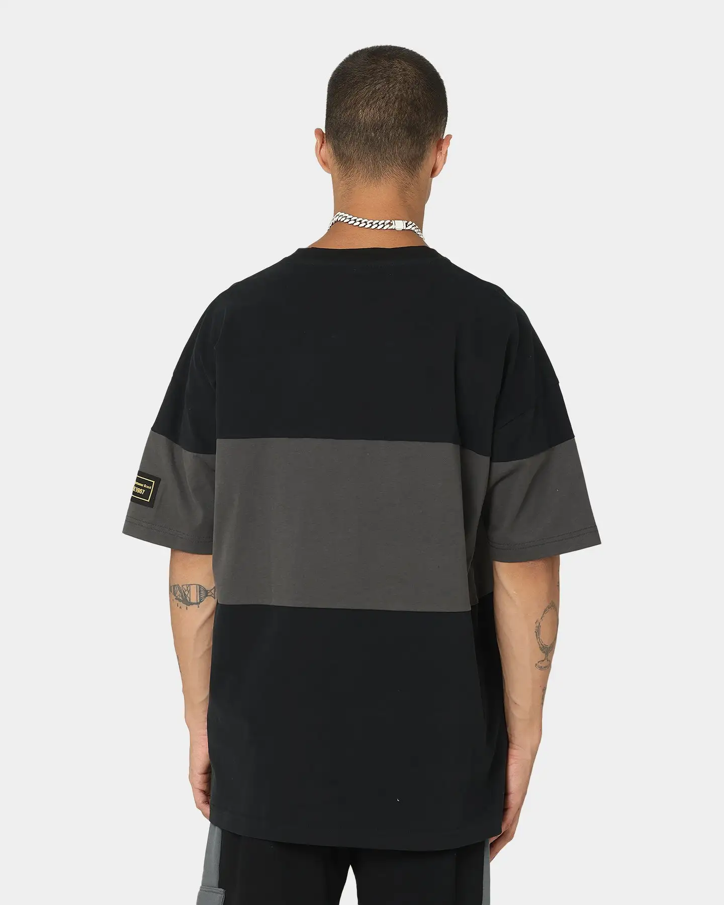 Kappa Authentic Frik T-Shirt Black/Gold - Image 4