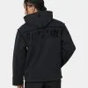 Supreme Faux Shearling Hooded Jacket Black
