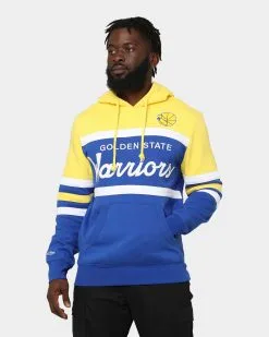 Mitchell & Ness Golden State Warriors Head Coach Hoodie Blue