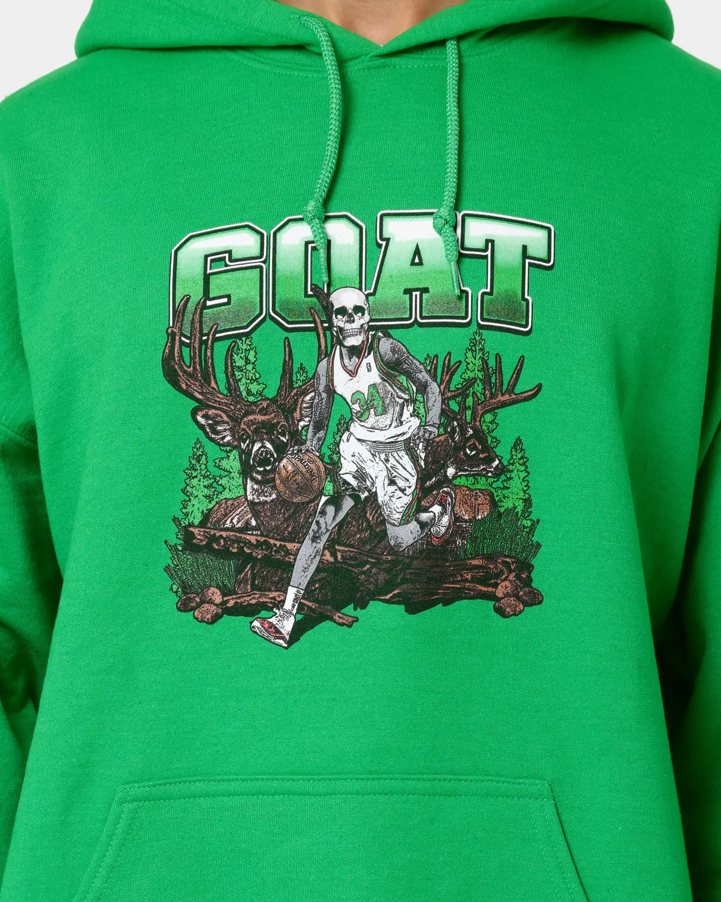 Goat Crew Buck Hunter Hoodie Black - Image 4
