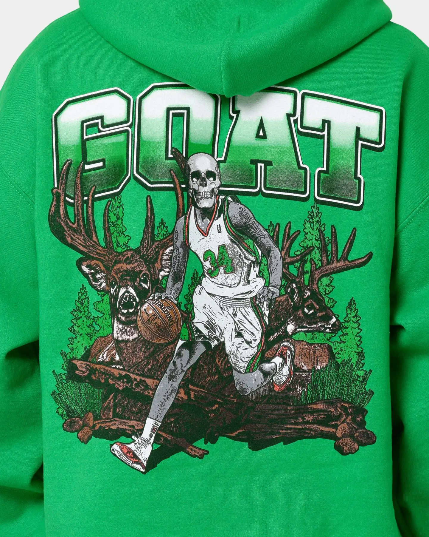 Goat Crew Buck Hunter Hoodie Black - Image 5