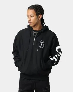 CARRE Carré Royale Quarter Zip Hoodie Black