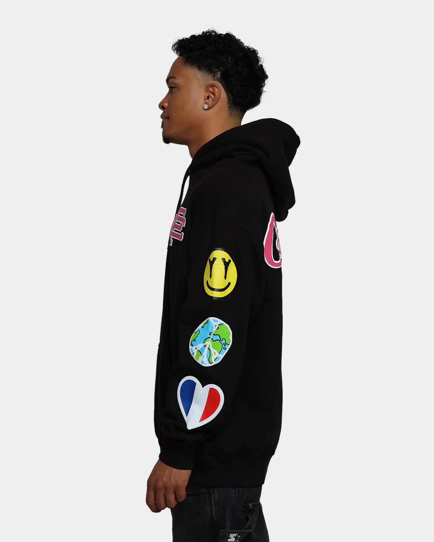 CARRE Carré Worldwide Essential Hoodie Black - Image 7