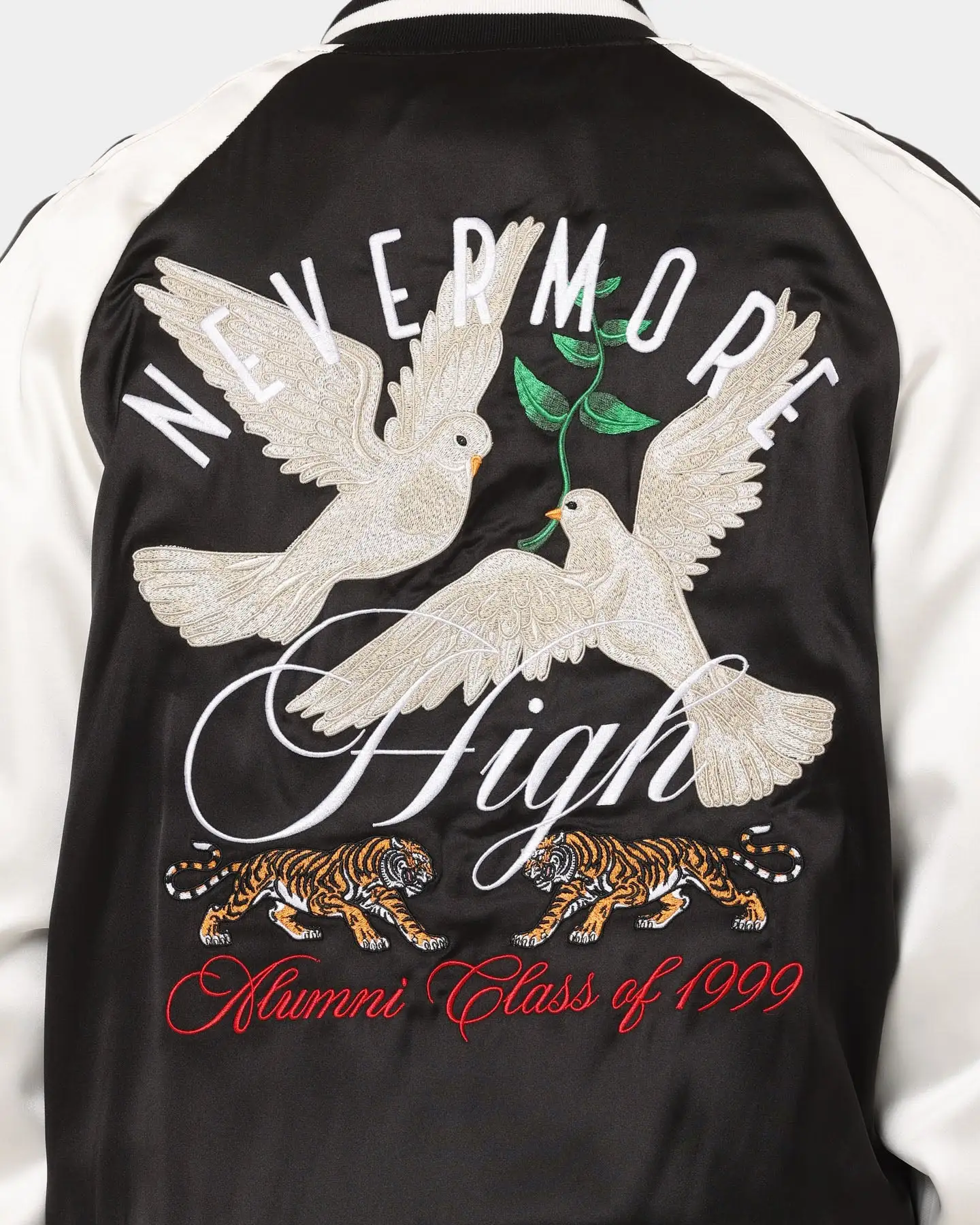 Lifted Anchors "Alumni" Souvenir Jacket Black - Image 5