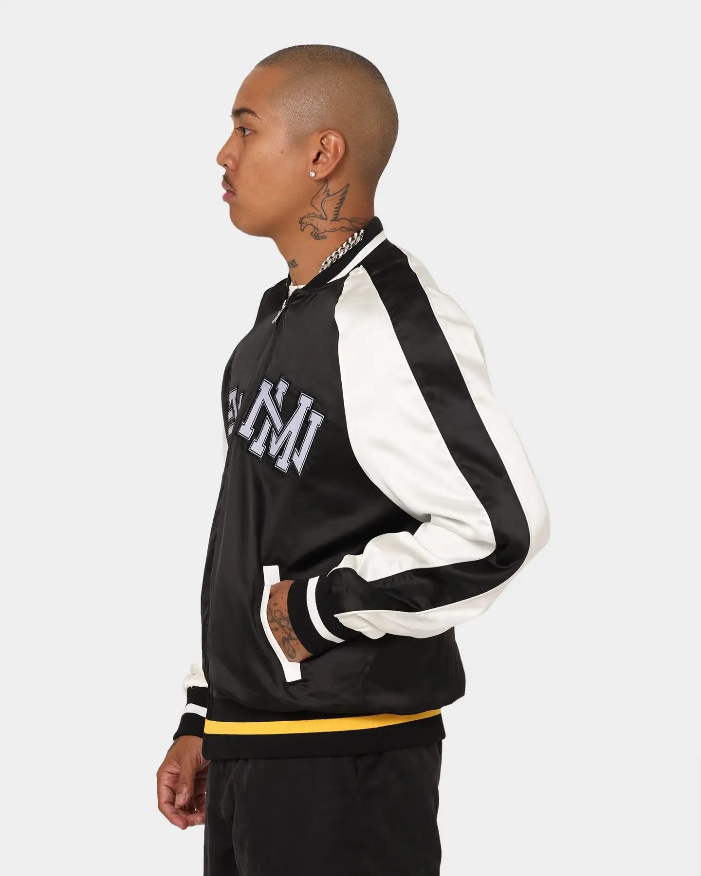 Lifted Anchors "Alumni" Souvenir Jacket Black - Image 7