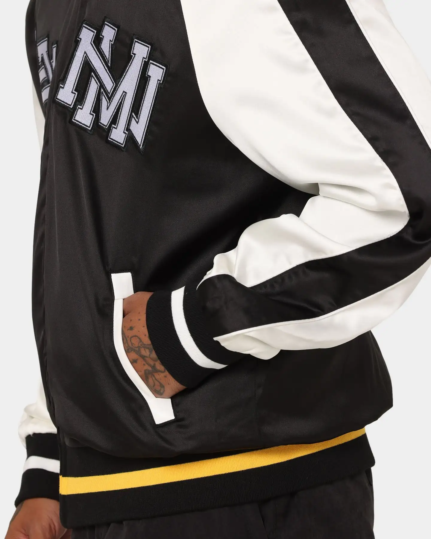 Lifted Anchors "Alumni" Souvenir Jacket Black - Image 9