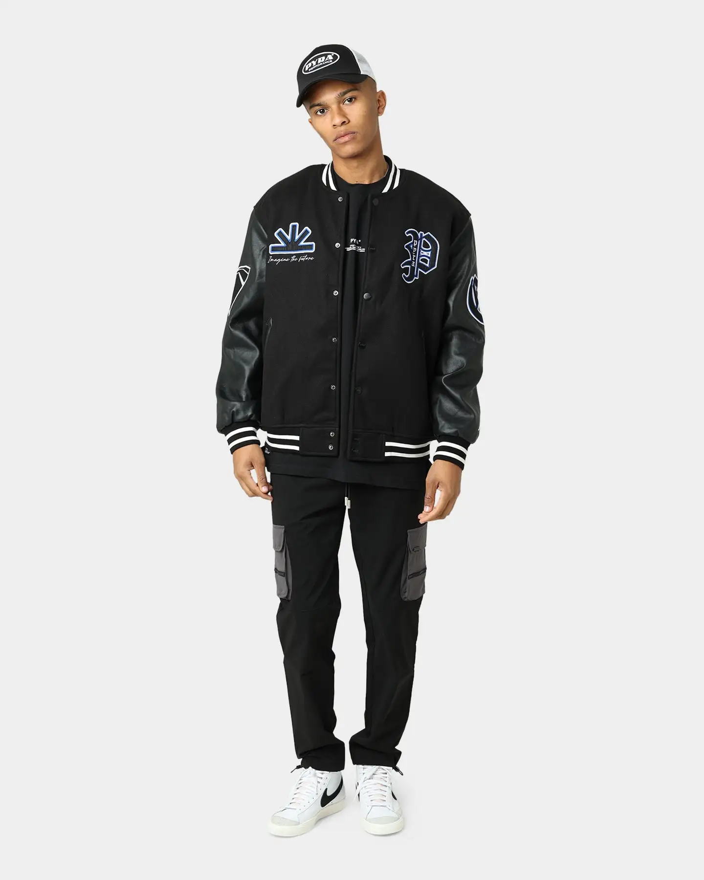 Pyra Imagine Varsity Jacket Black/Blue - Image 2