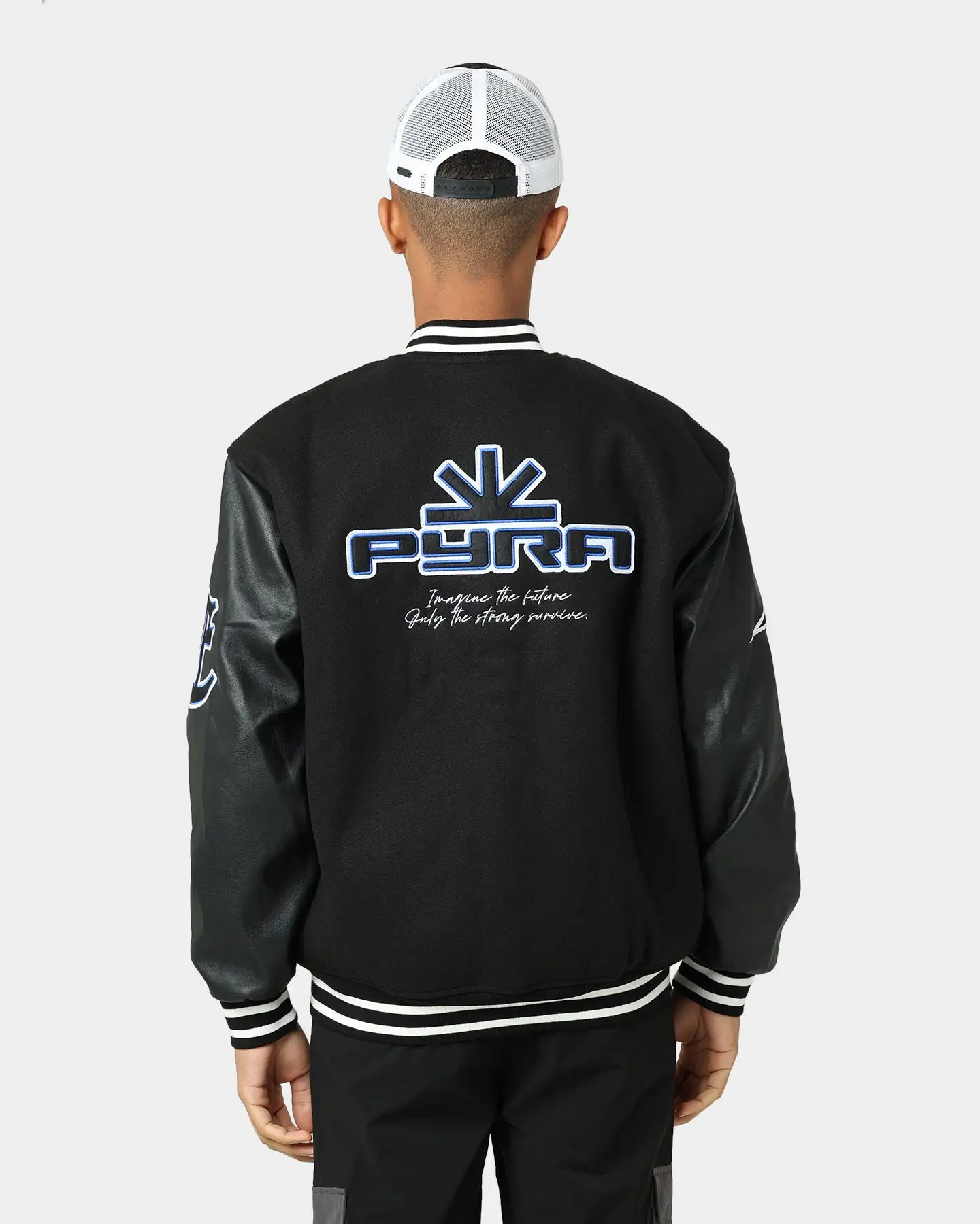 Pyra Imagine Varsity Jacket Black/Blue - Image 4