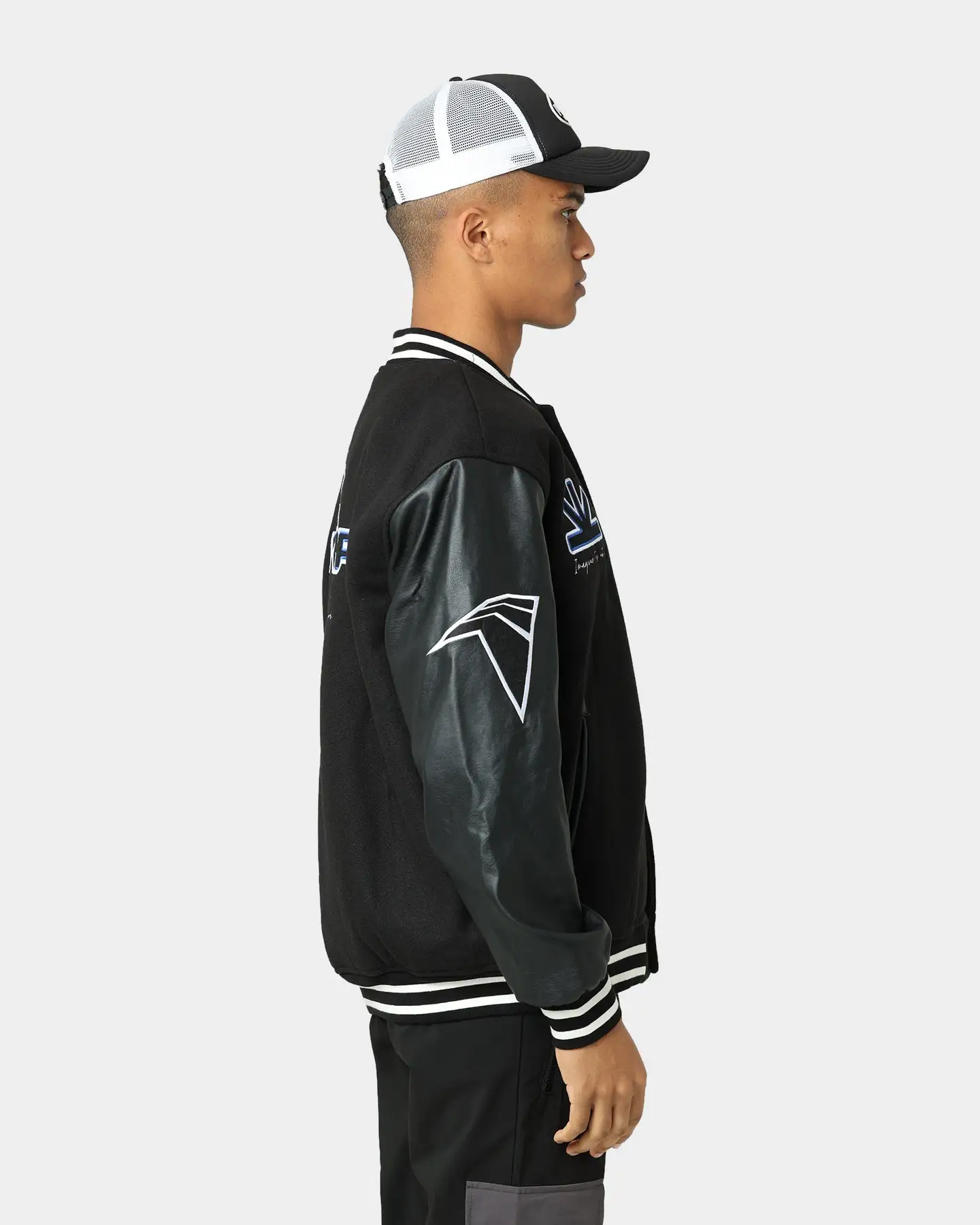 Pyra Imagine Varsity Jacket Black/Blue - Image 5