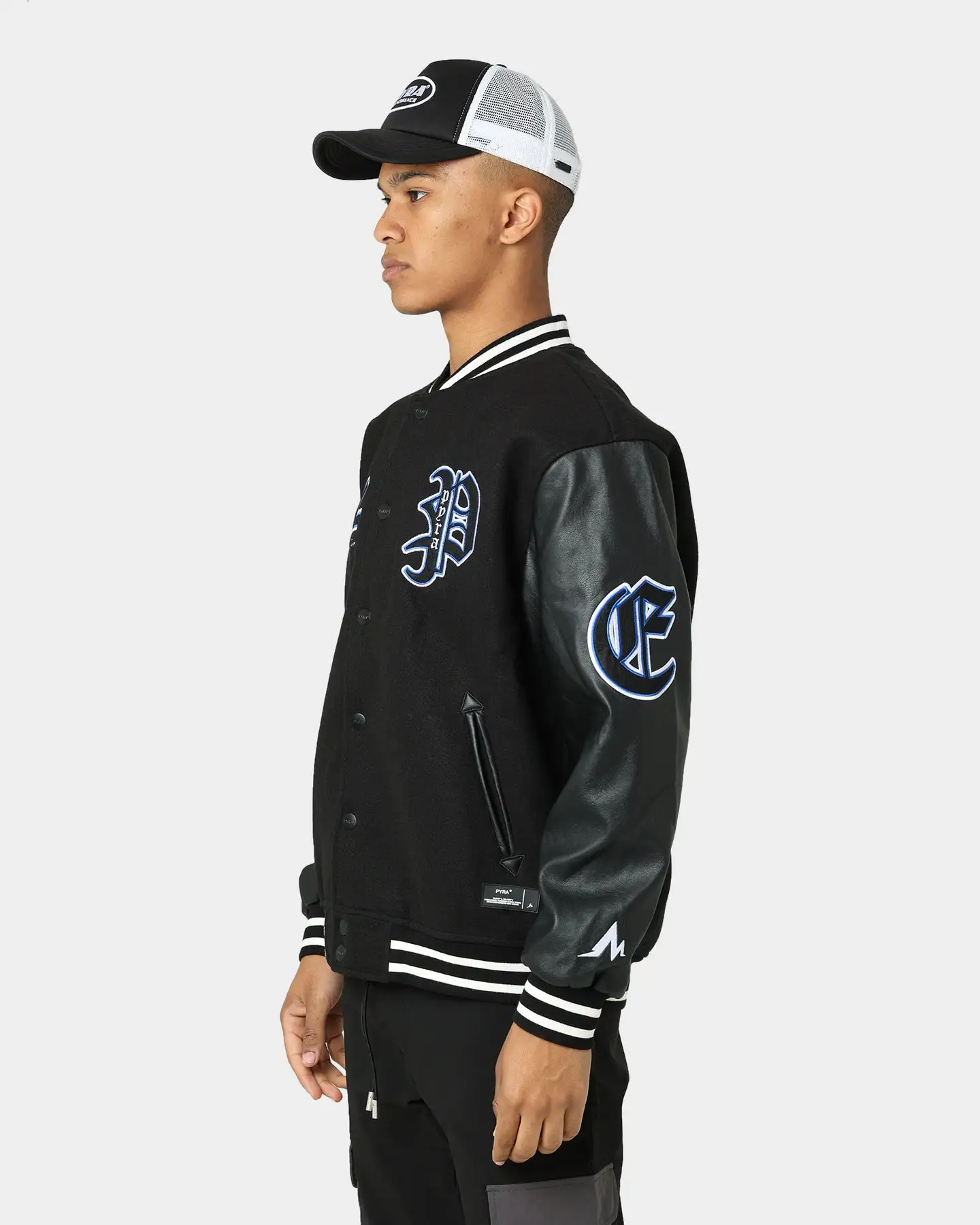 Pyra Imagine Varsity Jacket Black/Blue - Image 6