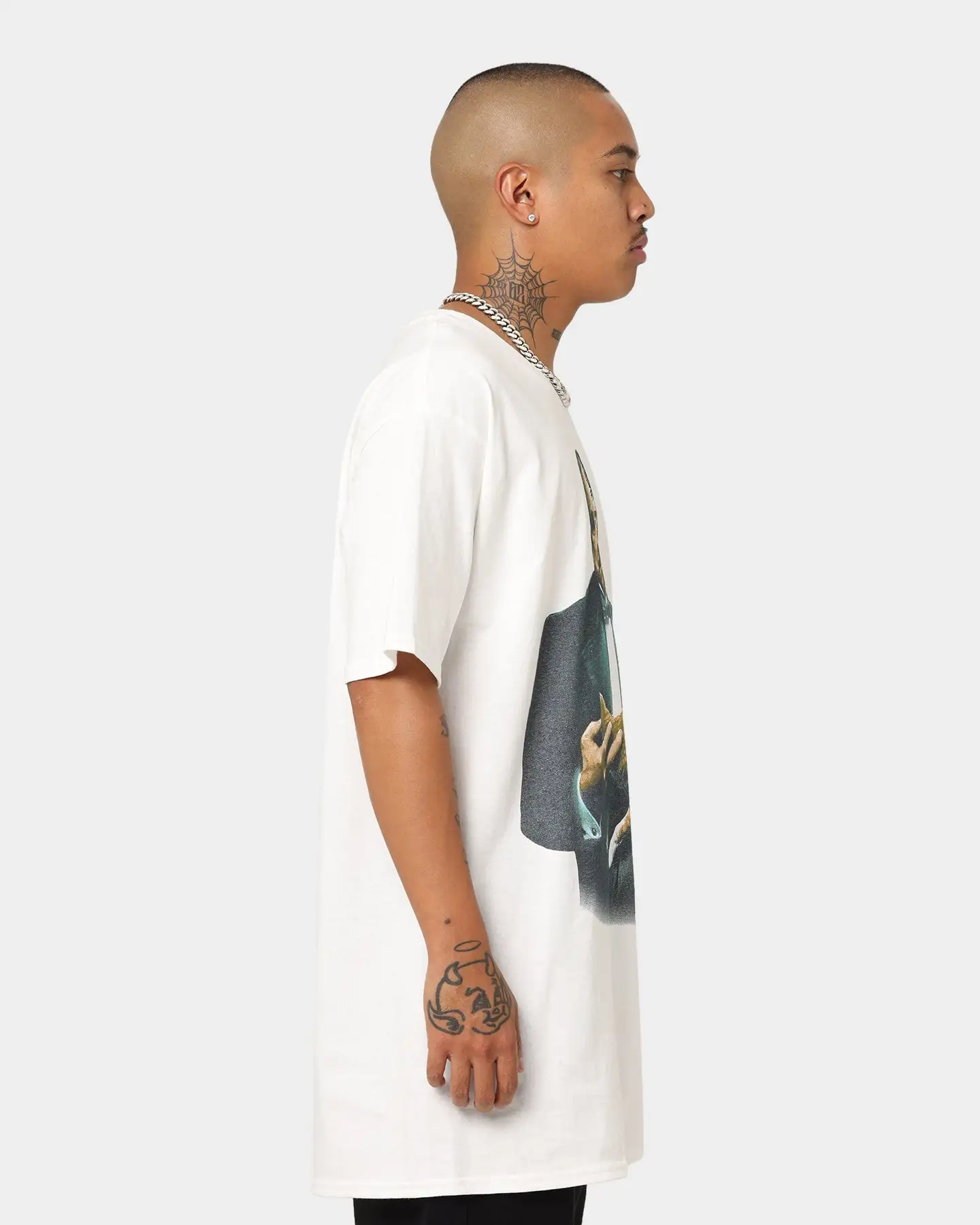 American Thrift X The Godfather The Godfather Cat T-Shirt White - Image 6