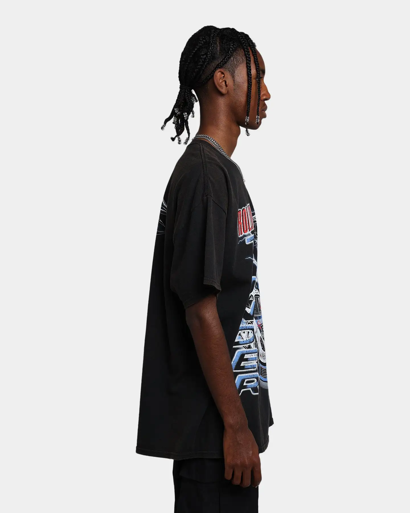 Goat Crew Rolling Thunder Vintage T-Shirt Washed Black - Image 5