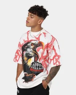 Loiter Lightning Eagle T-Shirt Charcoal
