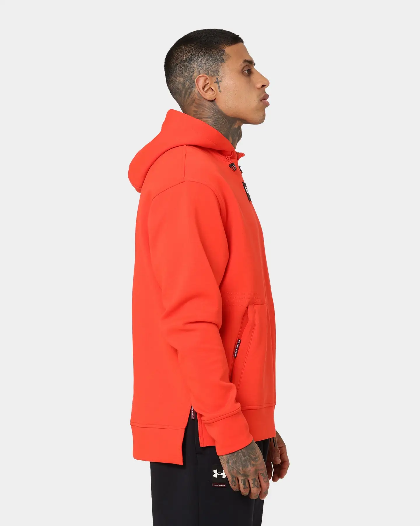 Under Armour Summit Knit Hoodie Red/White - Image 5